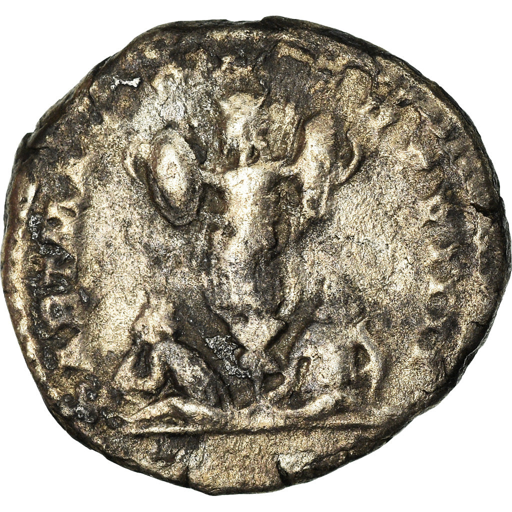 Moneta, Septimius Severus, Denarius, 201, Roma, MB, Argento