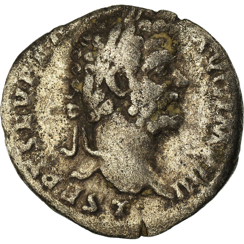 Moneta, Septimius Severus, Denarius, 195, Roma, MB, Argento