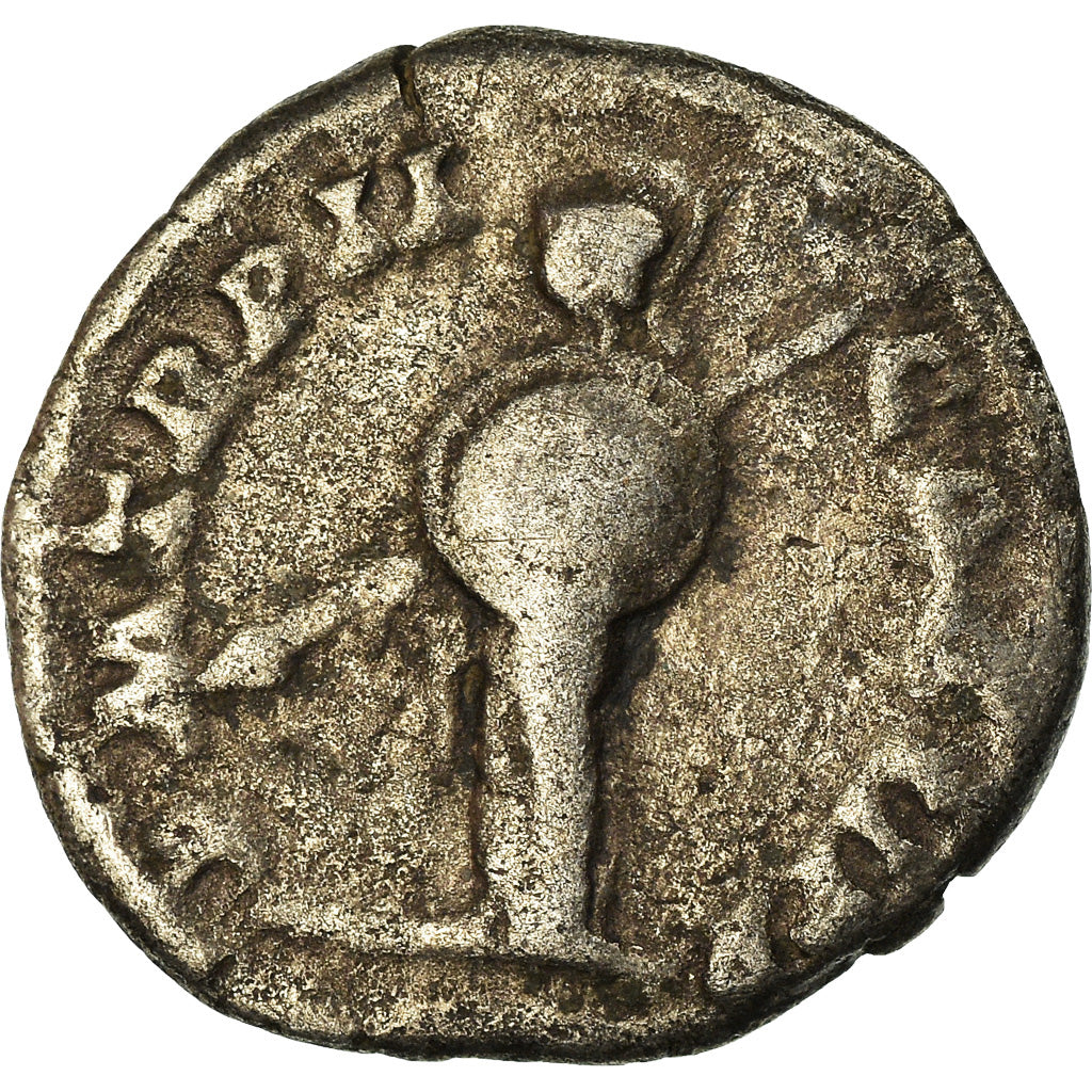 Moneta, Septimius Severus, Denarius, 195, Roma, MB, Argento