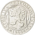 CZECHOSLOVAKIA, 100 Korun, 1948, KM #26, MS(63), Silver, 31, 14.11