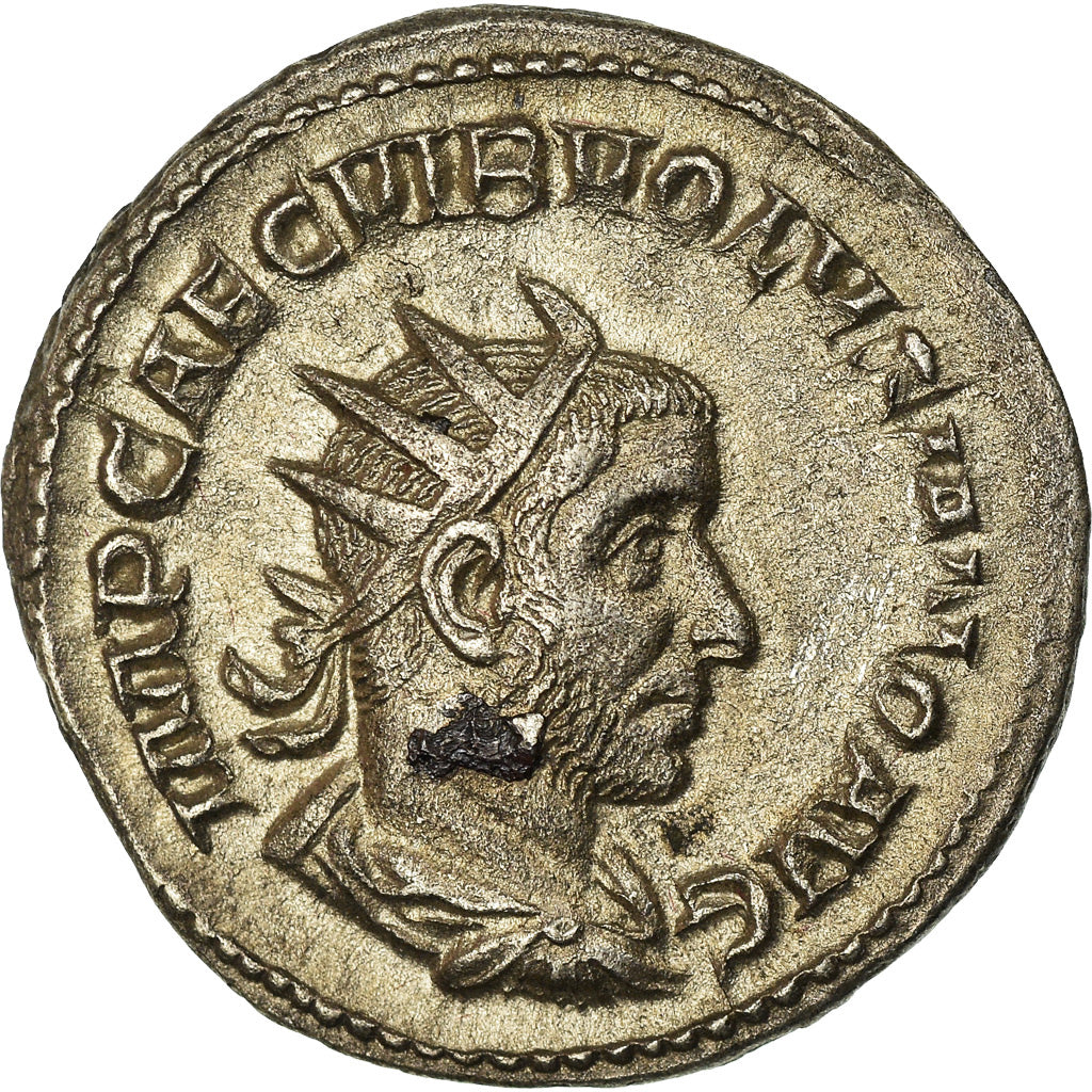 Coin, Volusian, Antoninianus, 251-253, Roma, Very rare, AU(55-58), Billon