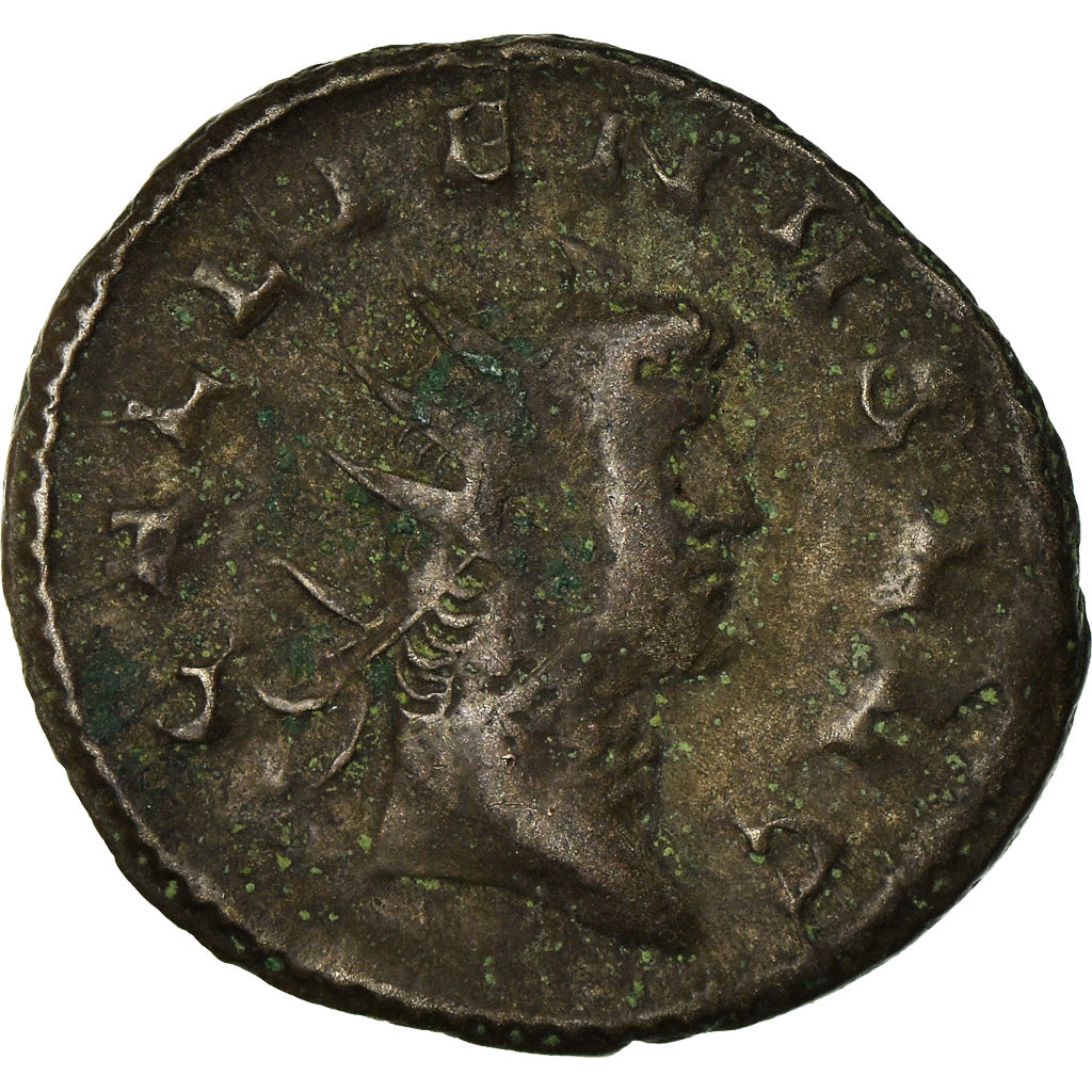 Moneta, Gallienus, Antoninianus, 263-264, Milan, BB, Biglione
