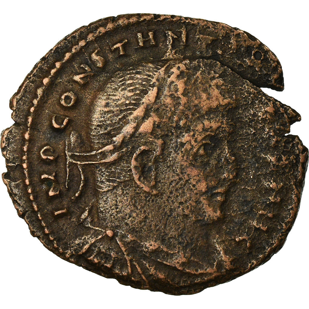 Coin, Constantine I, Nummus, Aquileia, EF(40-45), Copper