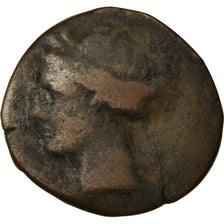 Coin, Zeugitana, Shekel, 300-264 BC, Carthage, VF(20-25), Copper