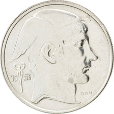 BELGIUM, 20 Francs, 20 Frank, 1953, KM #140.1, EF(40-45), Silver, 27, 8.05
