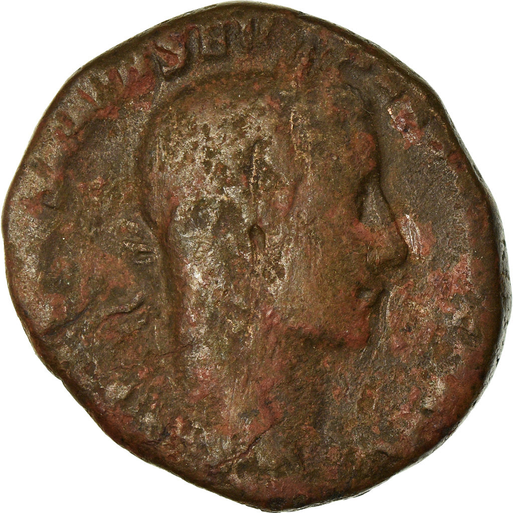 Moneta, Severus Alexander, Sesterzio, 227, Roma, MB, Bronzo