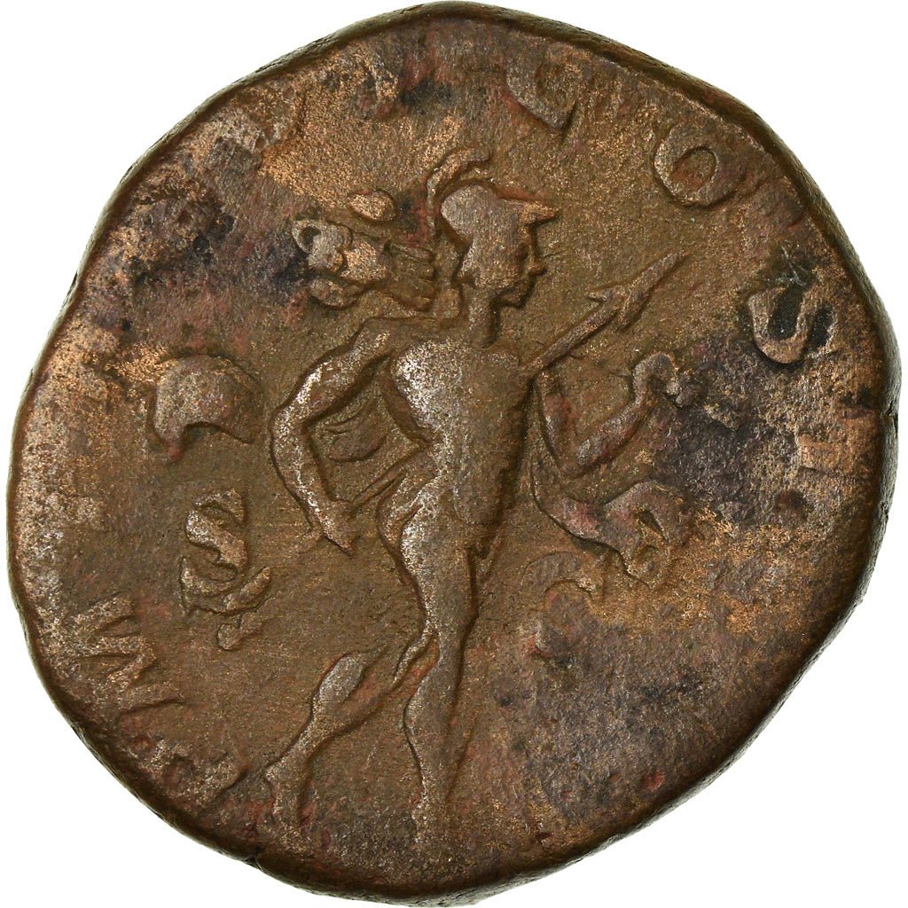 Moneta, Severus Alexander, Sesterzio, 227, Roma, MB, Bronzo
