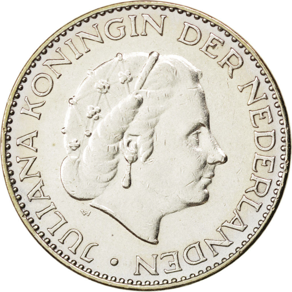 Monnaie, Pays-Bas, Juliana, Gulden, 1964, TTB+, Argent, KM:184