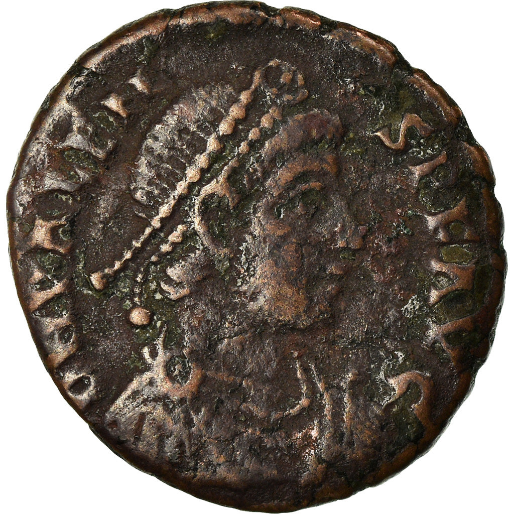 Moneta, Valens, Nummus, Aquileia, VF(30-35), Miedź