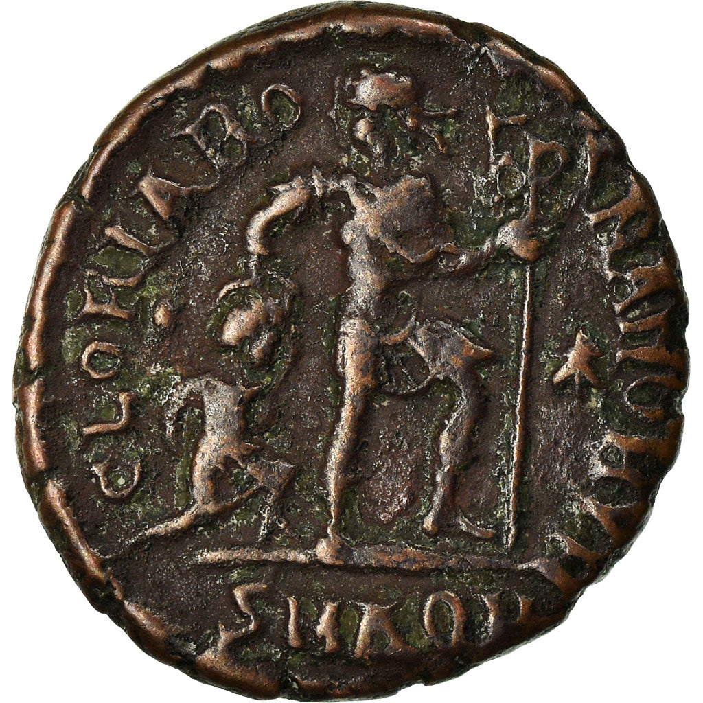 Moneta, Valens, Nummus, Aquileia, VF(30-35), Miedź