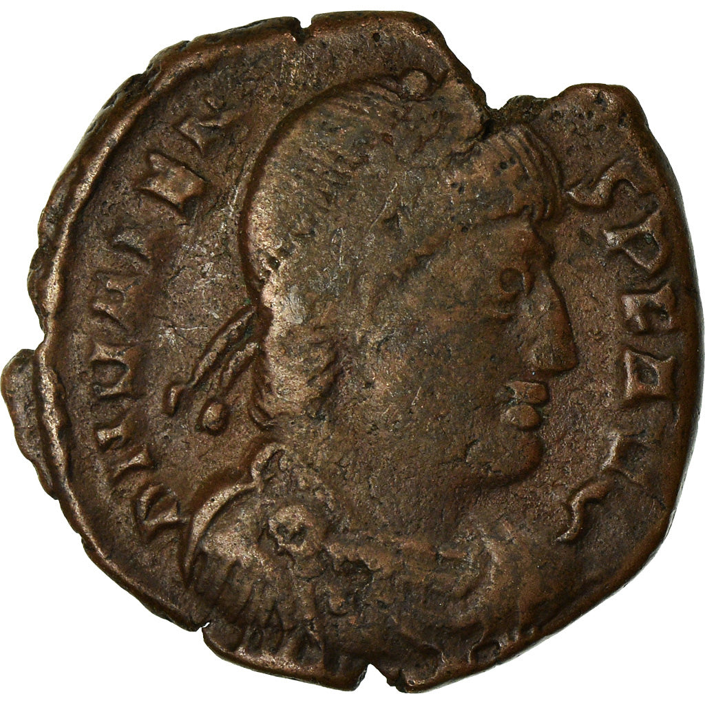 Moneta, Valens, Nummus, Thessalonica, VF(30-35), Miedź