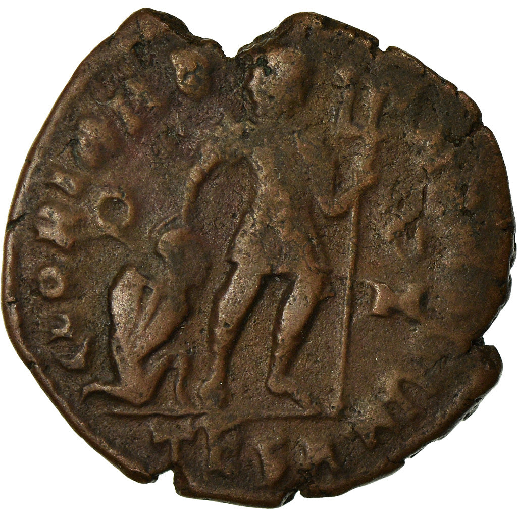 Moneta, Valens, Nummus, Thessalonica, VF(30-35), Miedź
