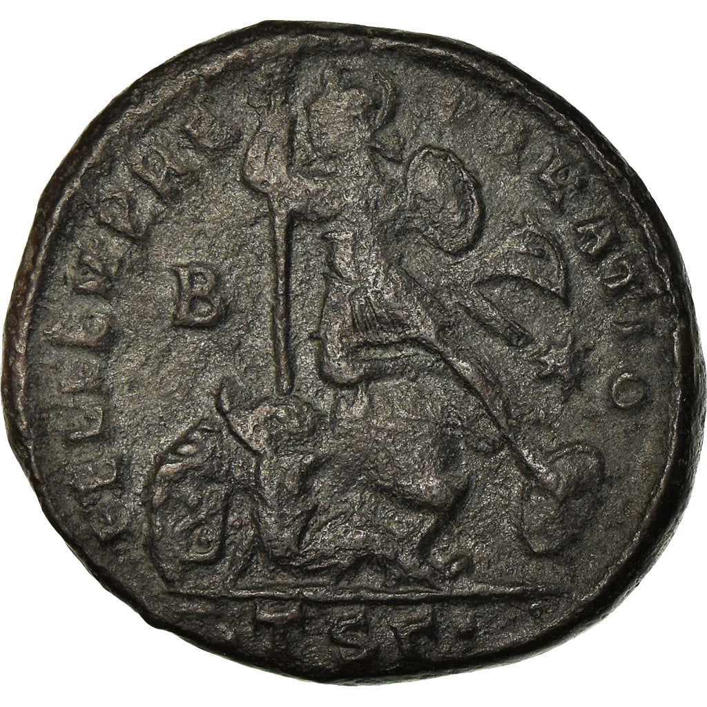 Coin, Constantius II, Maiorina, Thessalonica, VF(30-35), Copper