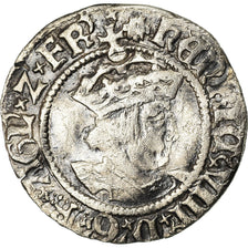 Coin, Great Britain, Henry VIII, Half Groat, Canterbury, VF(30-35), Silver