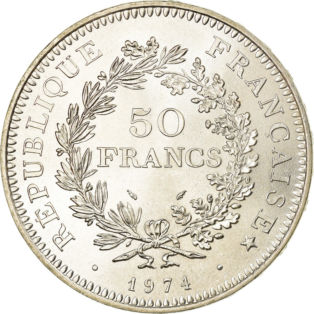 Monnaie, France, Hercule, 50 Francs, 1974, Paris, SUP+, Argent, Gadoury:882