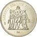 Coin, France, Hercule, 50 Francs, 1975, Paris, AU(55-58), Silver, KM:941.1