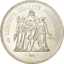 Coin, France, Hercule, 50 Francs, 1976, Paris, AU(55-58), Silver, KM:941.1