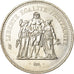 Coin, France, Hercule, 50 Francs, 1977, Paris, MS(60-62), Silver, KM:941.1