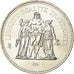 Coin, France, Hercule, 50 Francs, 1977, Paris, MS(63), Silver, KM:941.1