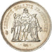 Coin, France, Hercule, 50 Francs, 1977, Paris, MS(60-62), Silver, KM:941.1