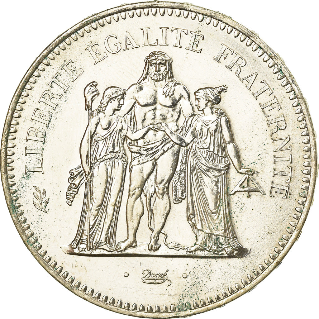 Monnaie, France, Hercule, 50 Francs, 1978, Paris, SUP, Argent, Gadoury:882