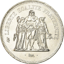 Coin, France, Hercule, 50 Francs, 1978, Paris, MS(63), Silver, KM:941.1