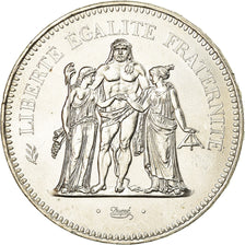 Münze, Frankreich, Hercule, 50 Francs, 1979, Paris, VZ+, Silber, KM:941.1