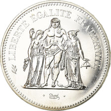 Moneta, Francia, Hercule, 50 Francs, 1974, Paris, FDC, Argento, KM:941.1