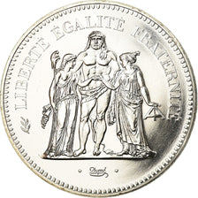 Coin, France, Hercule, 50 Francs, 1976, Paris, MS(65-70), Silver, KM:941.1