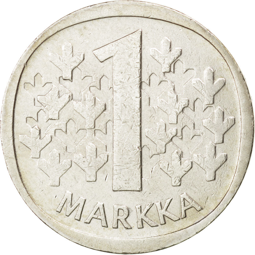 FINLAND, Markka, 1965, KM #49, EF(40-45), Silver, 24, 6.41