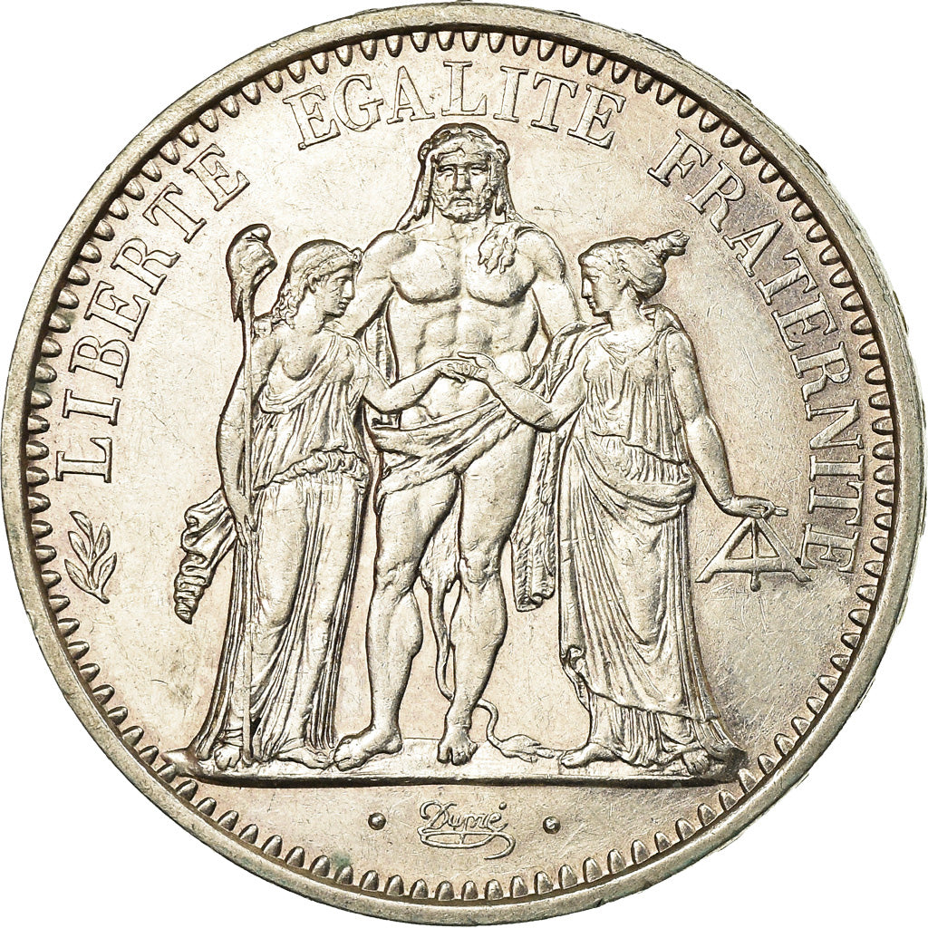 Münze, Frankreich, Hercule, 10 Francs, 1968, Paris, VZ, Silber, KM:932