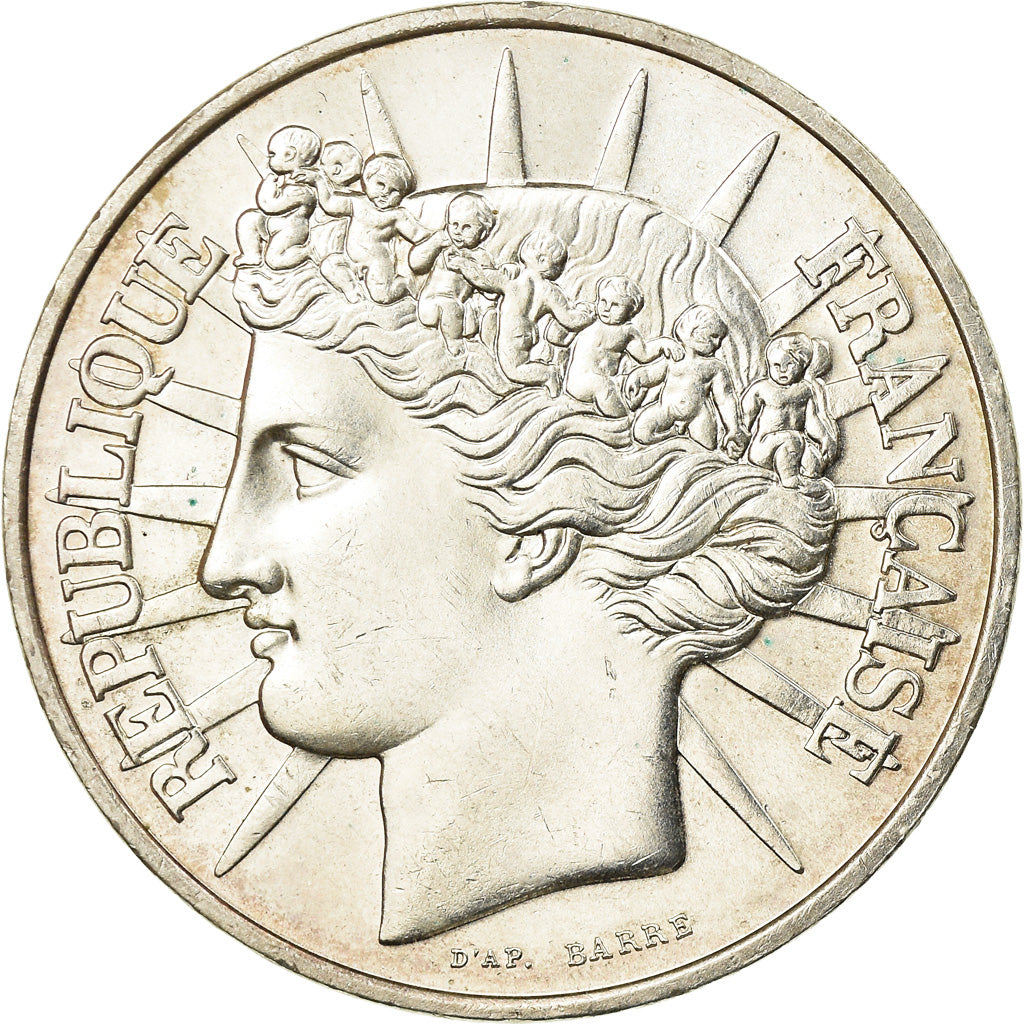 Monnaie, France, Fraternité, 100 Francs, 1988, SUP, Argent, Gadoury:903, KM:966