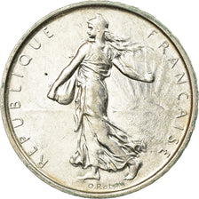 Münze, Frankreich, Semeuse, 5 Francs, 1968, SS+, Silber, KM:926, Gadoury:770