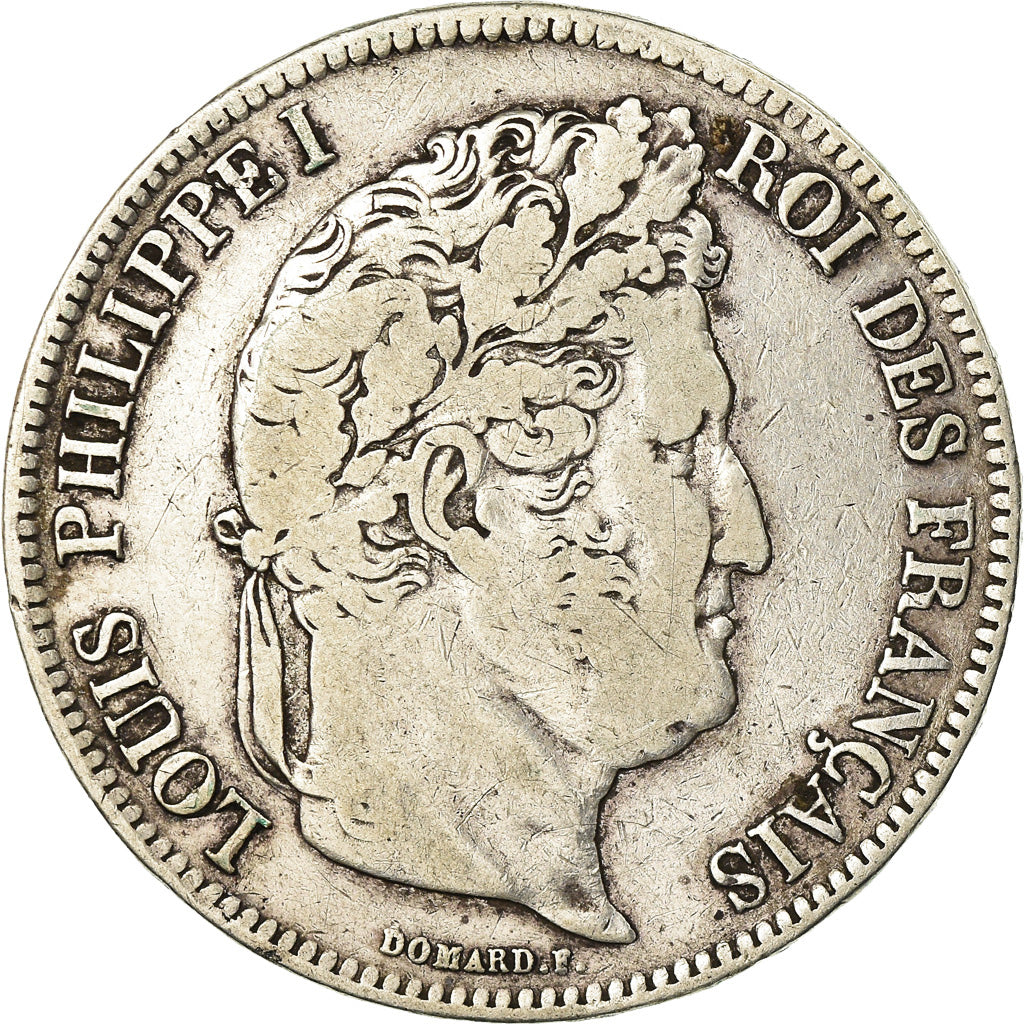 Monnaie, France, Louis-Philippe, 5 Francs, 1834, Perpignan, TB, Argent