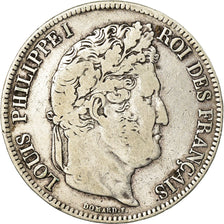 Monnaie, France, Louis-Philippe, 5 Francs, 1834, Perpignan, TB, Argent