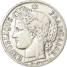 Moneta, Francia, Cérès, 5 Francs, 1850, Paris, MB+, Argento, KM:761.1