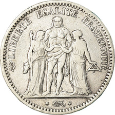 Monnaie, France, Hercule, 5 Francs, 1848, Paris, TB, Argent, Gadoury:683