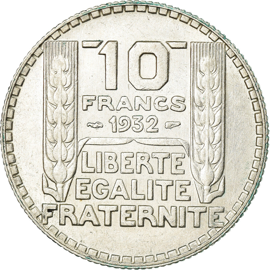 Coin, France, Turin, 10 Francs, 1932, Paris, EF(40-45), Silver, KM:878, Le