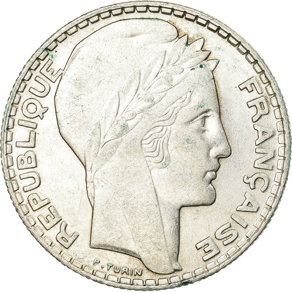 Coin, France, Turin, 10 Francs, 1934, Paris, EF(40-45), Silver, KM:878