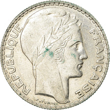Coin, France, Turin, 10 Francs, 1938, Paris, EF(40-45), Silver, KM:878