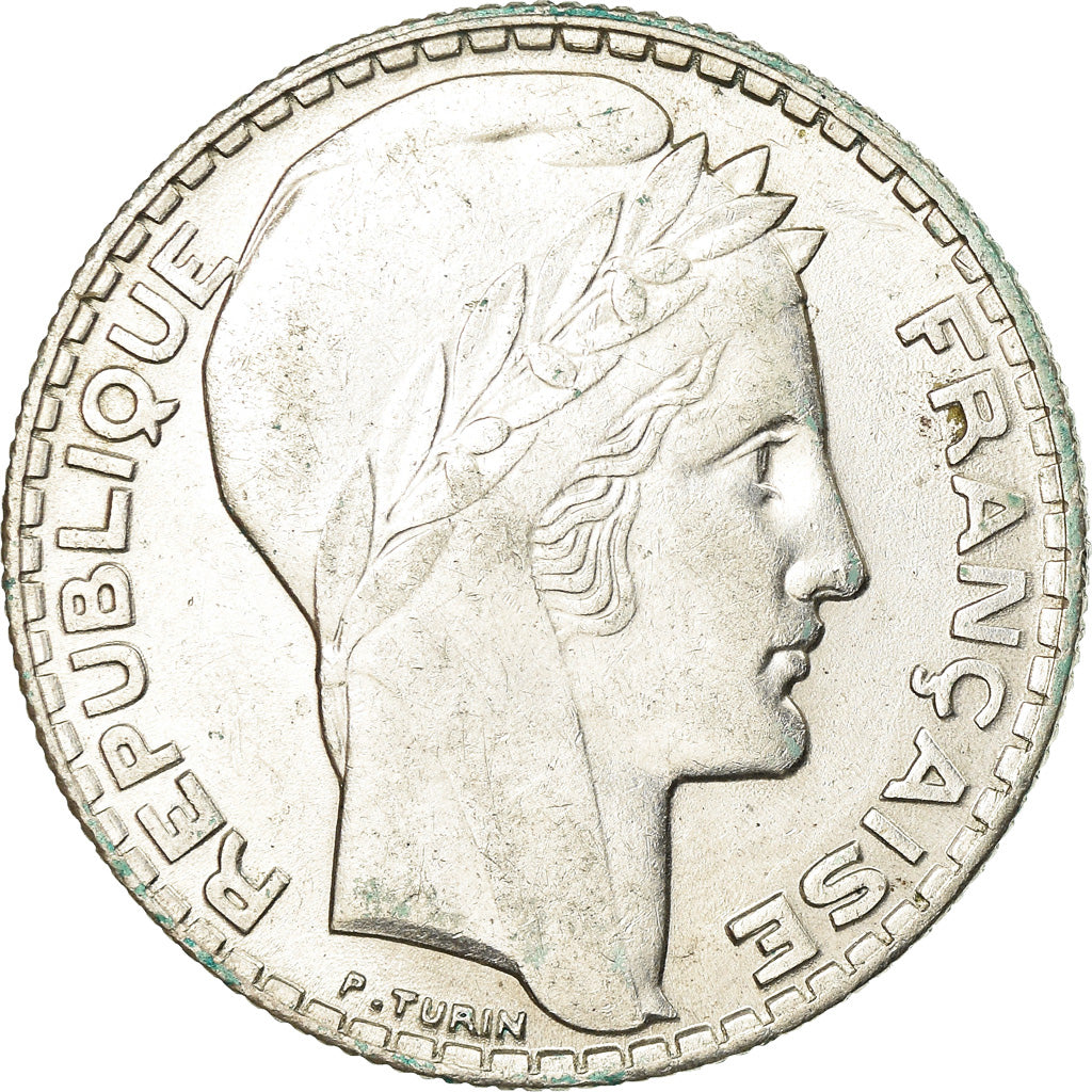 Coin, France, Turin, 10 Francs, 1939, Paris, EF(40-45), Silver, KM:878