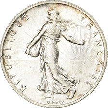 Coin, France, Semeuse, 2 Francs, 1914, Paris, AU(55-58), Silver, KM:845.1