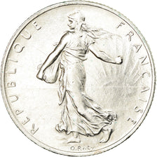 Coin, France, Semeuse, 2 Francs, 1918, Paris, AU(55-58), Silver, KM:845.1