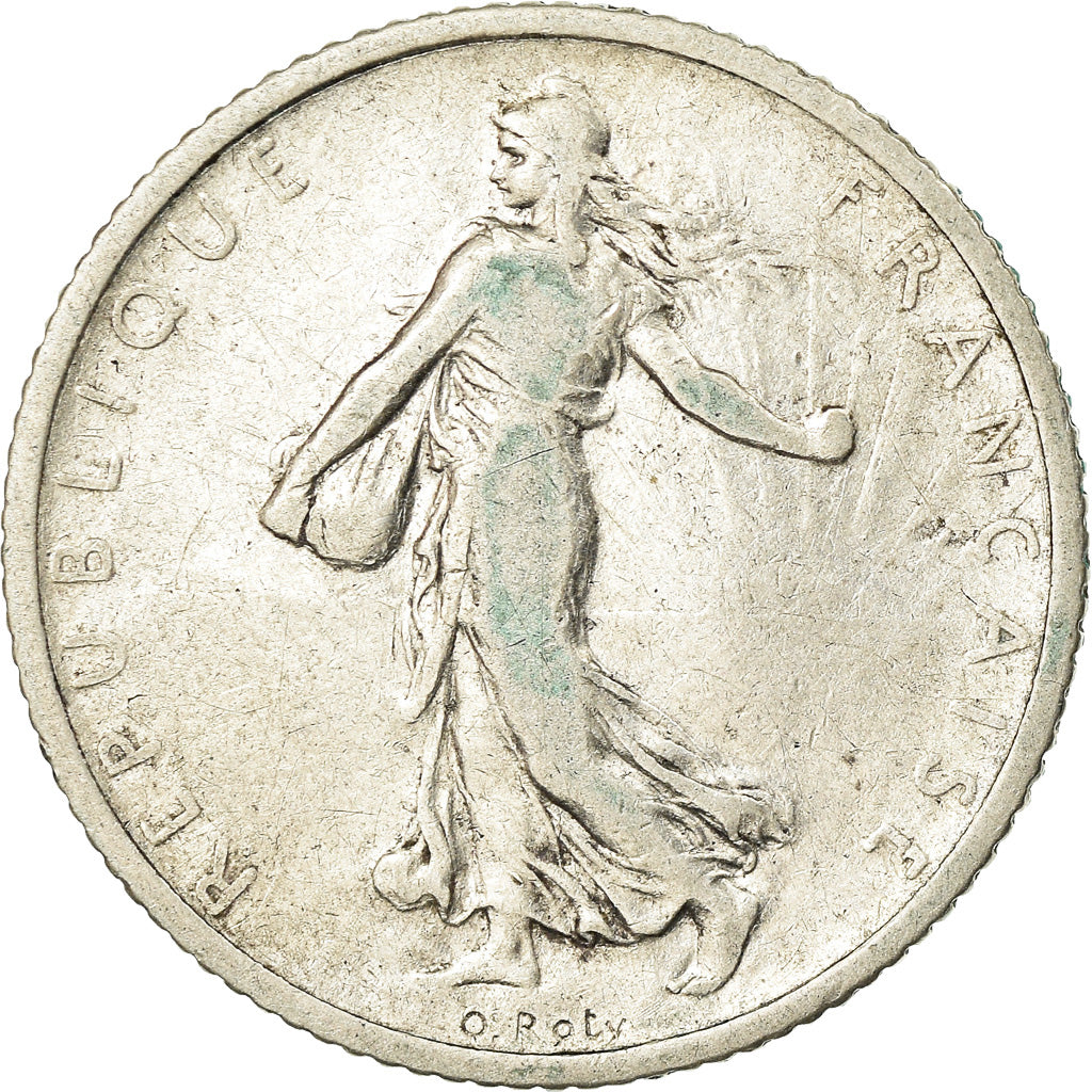 Coin, France, Semeuse, Franc, 1904, Paris, VF(20-25), Silver, KM:844.1