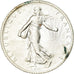Coin, France, Semeuse, Franc, 1911, Paris, AU(50-53), Silver, KM:844.1