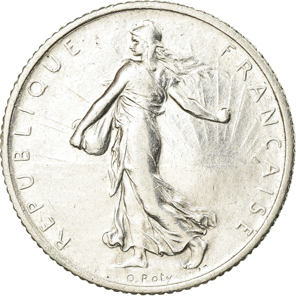 Coin, France, Semeuse, Franc, 1914, Paris, EF(40-45), Silver, KM:844.1