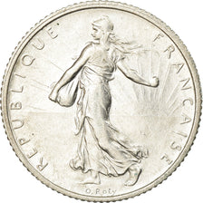 Coin, France, Semeuse, Franc, 1915, Paris, AU(50-53), Silver, KM:844.1