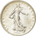 Coin, France, Semeuse, Franc, 1917, Paris, AU(55-58), Silver, KM:844.1