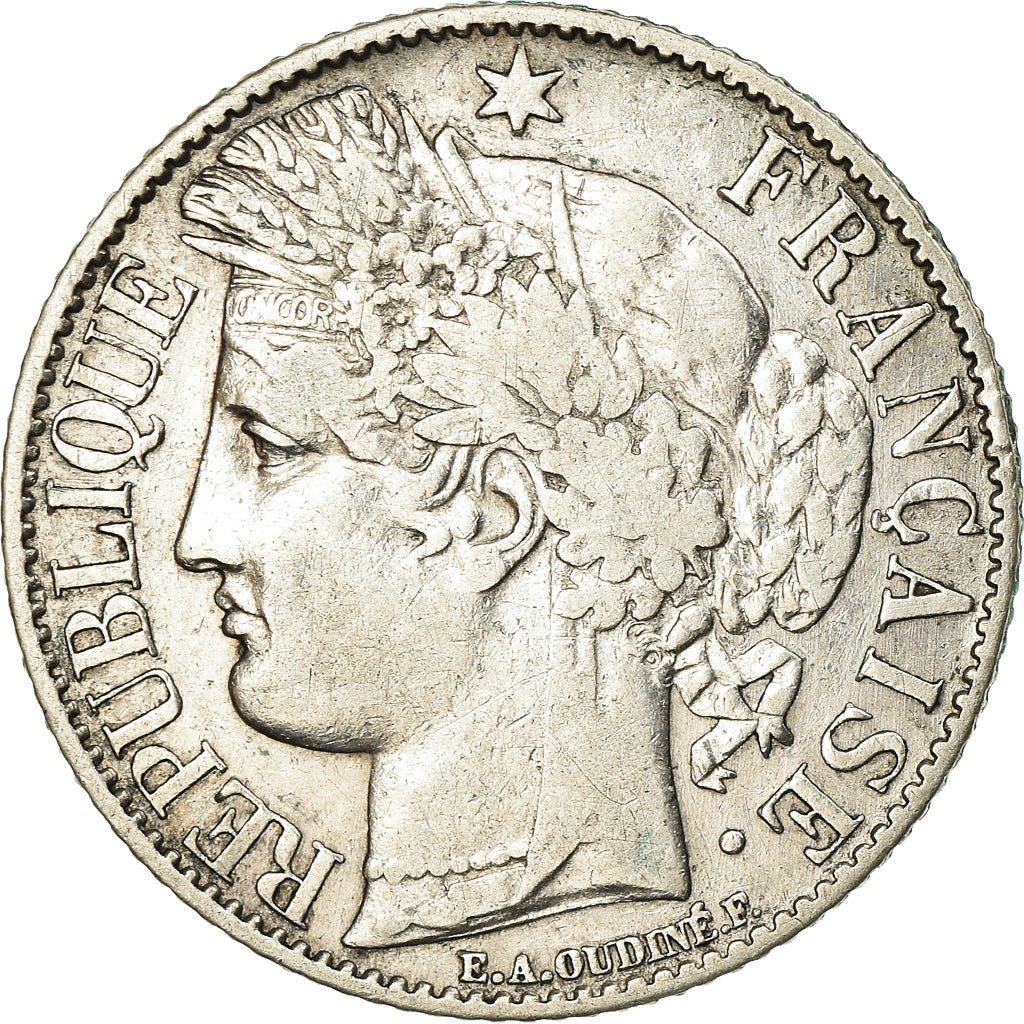 Coin, France, Cérès, Franc, 1895, Paris, EF(40-45), Silver, KM:822.1