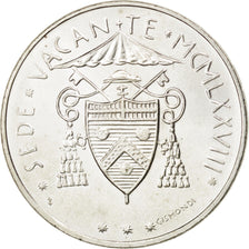 Münze, Vatikanstadt, Sede Vacante, 500 Lire, 1978, UNZ, Silber, KM:140